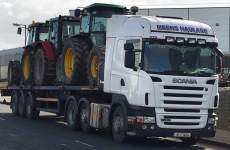 Meens Haulage Transporting Tractors